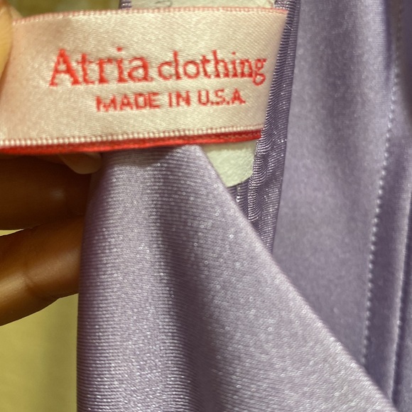 Lilac Long dress with sweetheart neckline - Picture 5 of 5